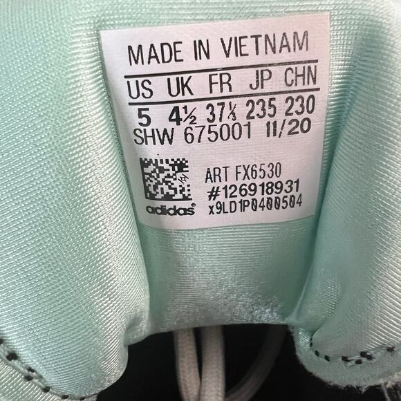 Adidas ZX 2K Boost FX6530 Black Multi-Color Leopard Sole Women’s Size 5 - Picture 8 of 12